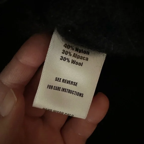 Marea Black Pointelle Sweater - Picture 4 of 8